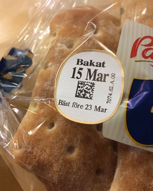 Chargennummer BRÖD